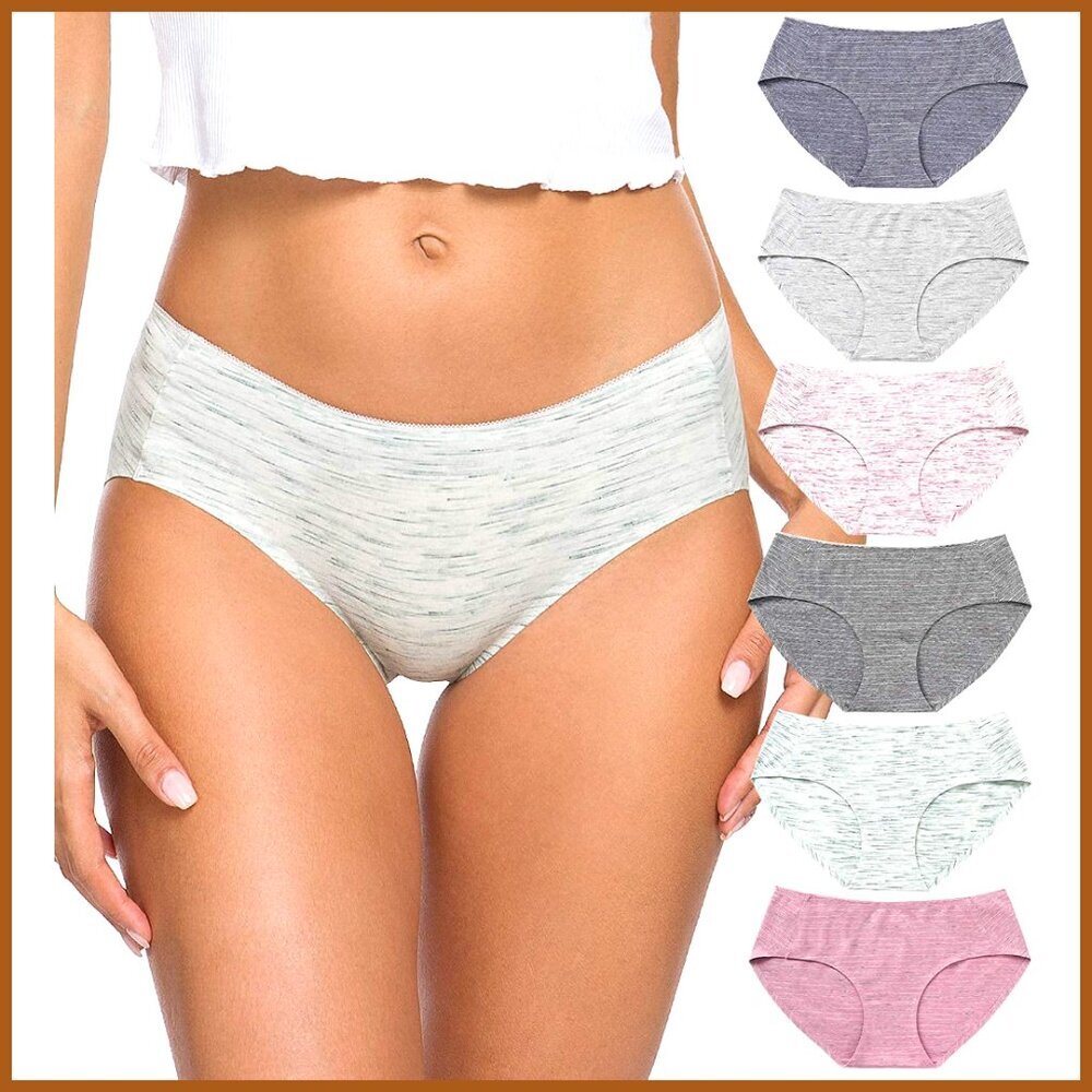 Cotton Bikini Panties Seamless Comfort Underwear Low Rise